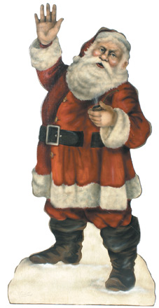 Hello Santa - A Boardwalk Originals Holiday Display From Cottages and Gardens