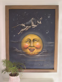 Cow Over The Moon - Boarwalk Originals Storybook Painting