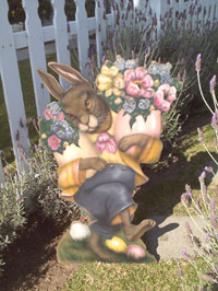 Easter Bunny - Boardwalk Originals Rabbit Decoration & Display
